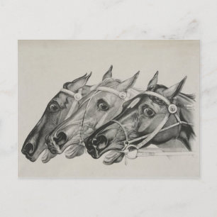 currier & ives  -- cartão postal Os Líderes