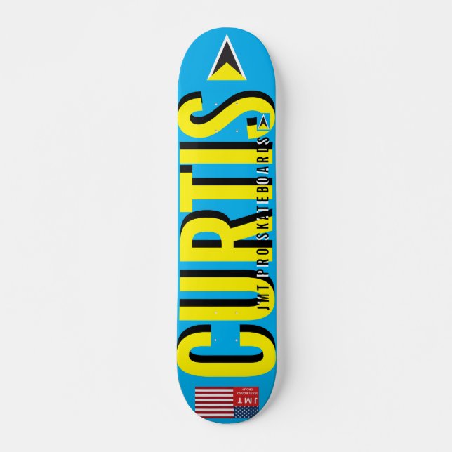 CURTIS 7, 3/4", skateboard (Frente)