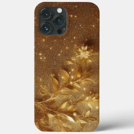 Curva floral moderna elegante do ouro