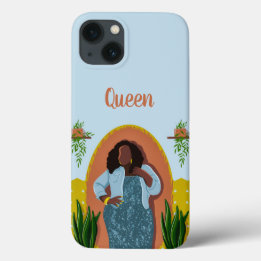 Curva, Mulher Negra, Plantas Domésticas, Mostarda 
