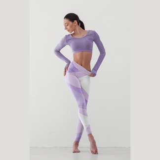 Curva Roxa de Mânre | Leggings de ioga