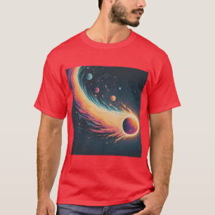 ** Curvas de Cometa Designs de Camisas T **