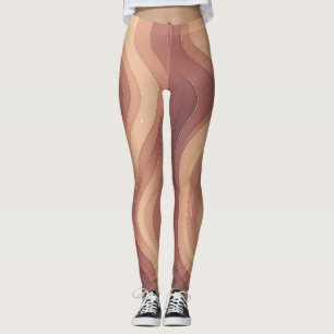 Curvas Divinas – Leggings com Arte de Linha Femini