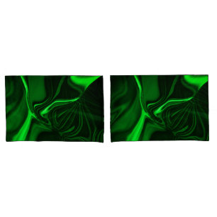 Curvas e dobradiças verdes esmaltadas sobre fundo