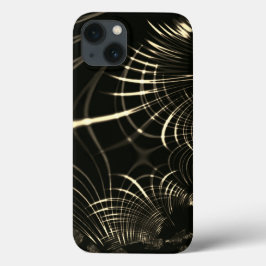 Curvas nítidas sobre o chaki brilhante e fundo esc