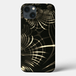 Curvas nítidas sobre o chaki brilhante e fundo esc