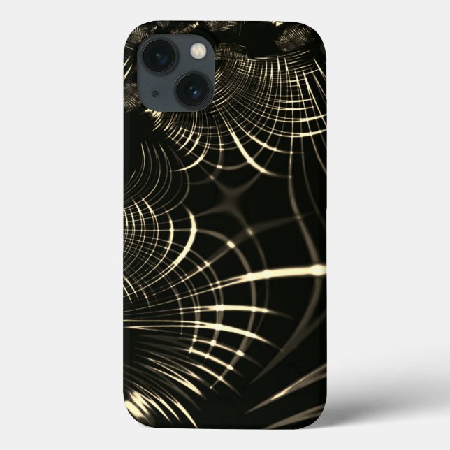 Curvas nítidas sobre o chaki brilhante e fundo esc (Verso)