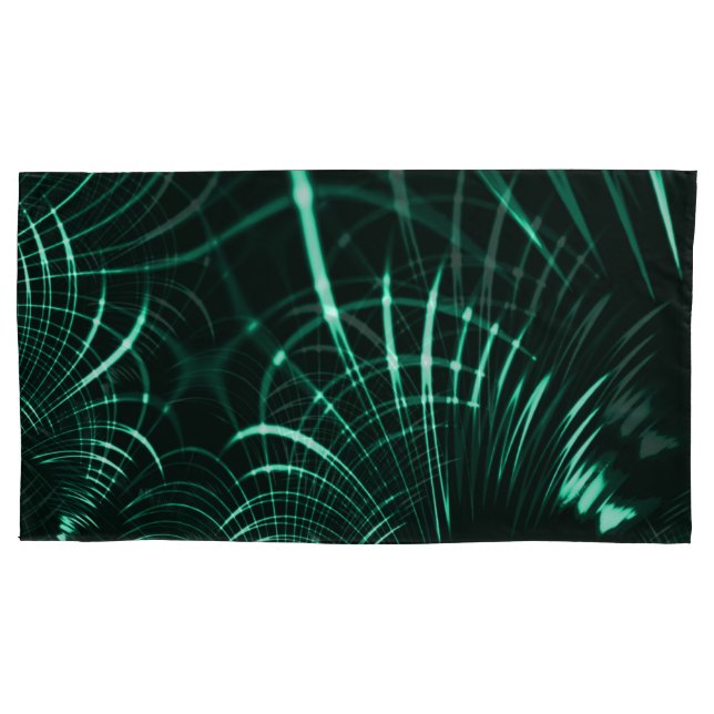 Curvas pontiagudas em mistura de verde-selva e men (Frente-Esquerda)