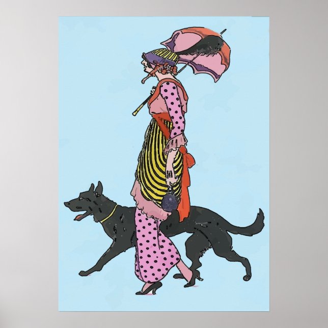 Curve o sinal do seu cão, adicione texto, poster (Frente)