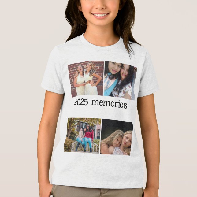 CUSTOM  2025 MEMORIES 4 PHOTO COLLAGE (Frente)