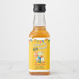 Custom 60th Birthday Margarita Tequila Fiesta