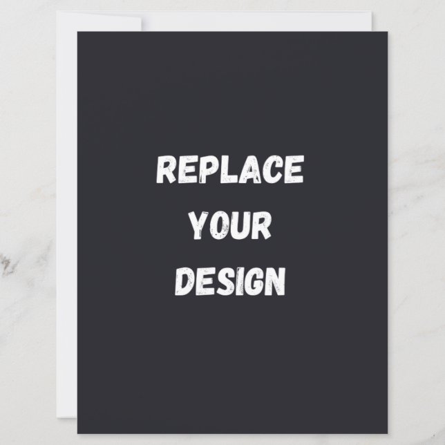 Custom black simple Design Add Photo or Text (Frente)