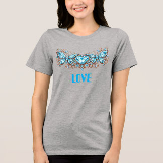 Custom Blue Butterflies Love Valentine Day Gift