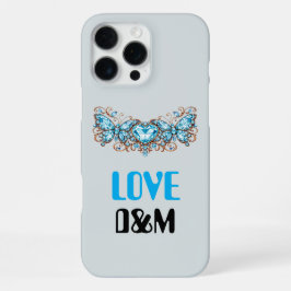 Custom Blue Butterflies Love Valentine Day Gift