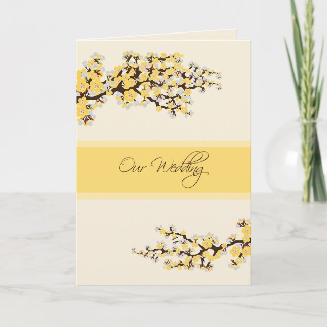:CUSTOM: Cartão de Convite para Casamento de Cerej (Frente)