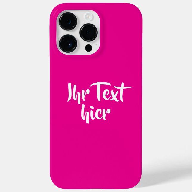 Custom Case-Mate iPhone 14 Pro Max Hüllen Mit Text (Verso)