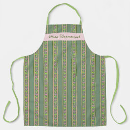 CUSTOM Cherry Lime Ditsy Floral pin Stripe