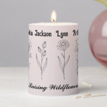 Custom Children Name Wildflower Garden