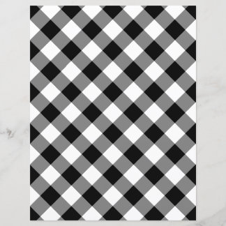 Custom Color Buffalo Check Gingham Scrapbook Paper