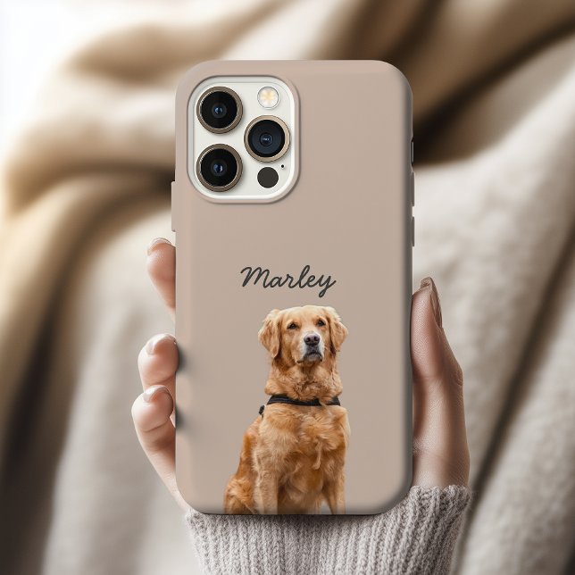 Custom Dog Photo Phone Case Gift for Her or Him (Criador carregado)