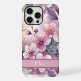 Custom Elegant Watercolor Cherry Blossom Sakura