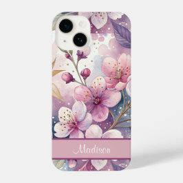 Custom Elegant Watercolor Cherry Blossom Sakura