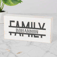 Custom Family Name