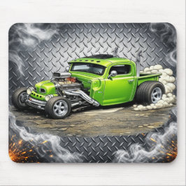 Custom Hot Rod Mouse Pad – Classic Car Enthusiast