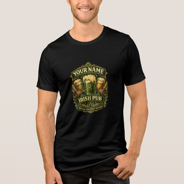 Custom Irish Pub Name Shirt (Frente)