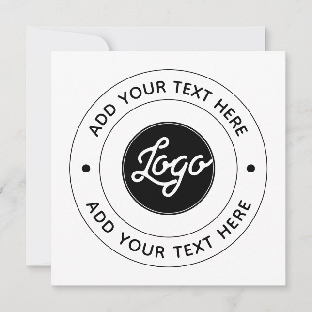 📝 Custom Logo & Text Personalized Business Event (Frente)