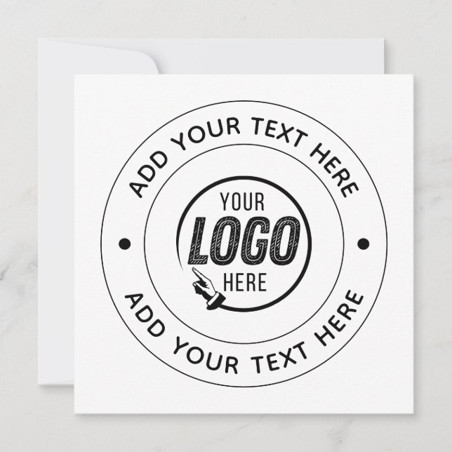 📝 Custom Logo & Text Personalized Business Event (Frente)