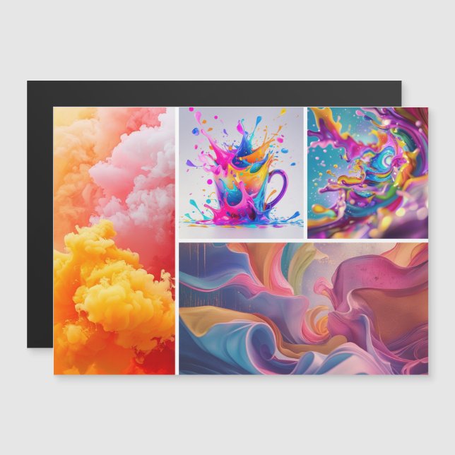 Custom Magnetic Display Card for Paint Businesses (Frente/Verso)