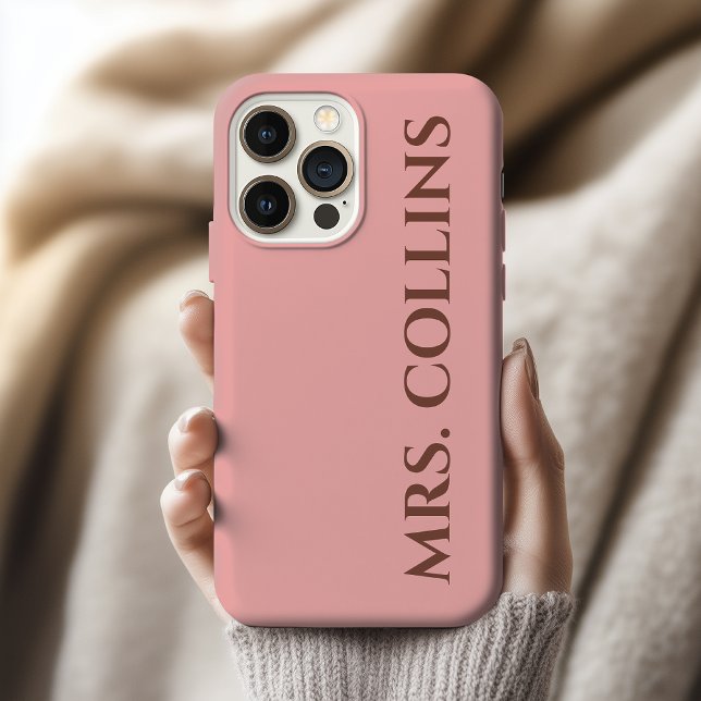 Custom Mr & Mrs Phone Case Gift for Couples (Custom Mr & Mrs Phone Case – Personalized Wedding Date Gift for Couples)