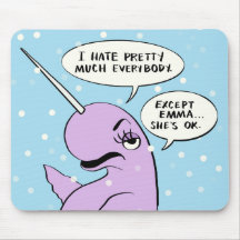 Custom Nadine mouse pad for Emma