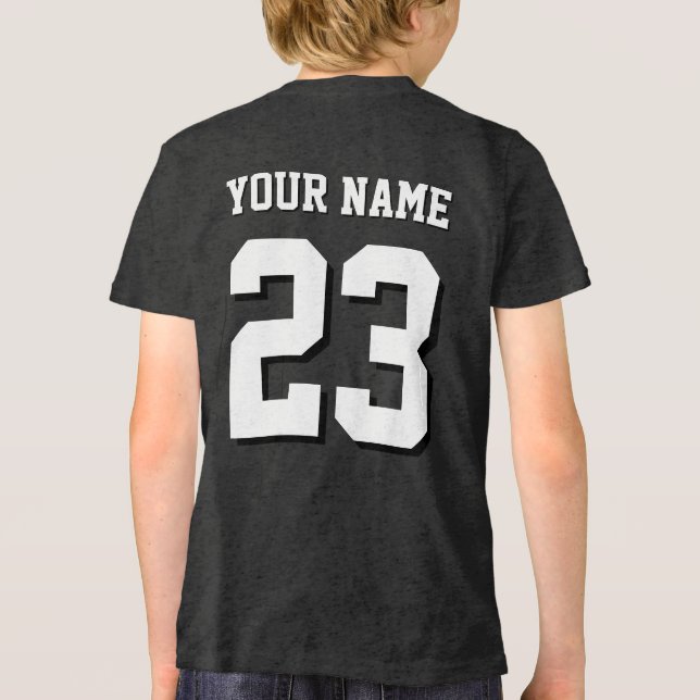 Custom Name and Number Jersey Sports (Verso)