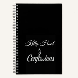 Custom Name Confessions Notebook Gift