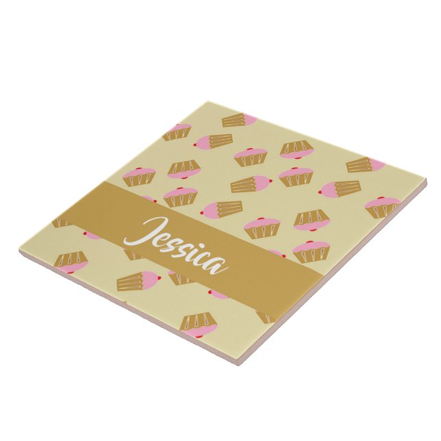 Custom name cupcakes pattern (Lateral)