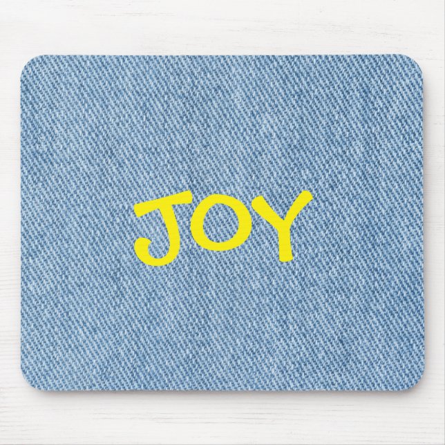 Custom Name Denim Jeans Mouse Pad (Frente)