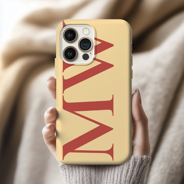 Custom Name Initial Case - Birthday Gift for Her (Custom Initial Phone Case – Personalized Monogram Gift for Women, Men, Friends or Coworkers)