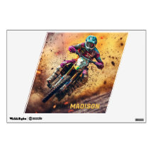 Custom Name Motocross