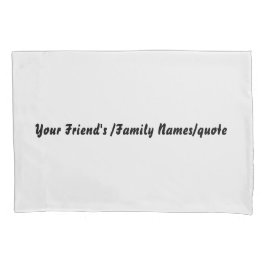 Custom Name Off White Pillowcases – Personalized 