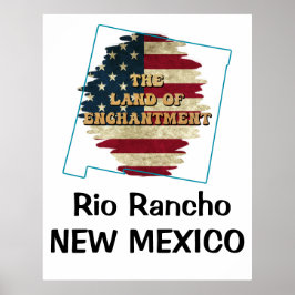 Custom New Mexico state Poster