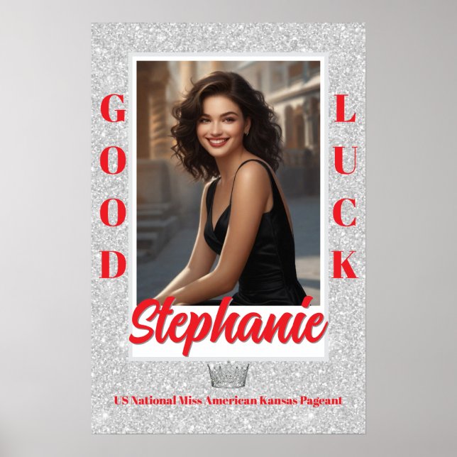 Custom Pageant Door Banner Poster (Frente)