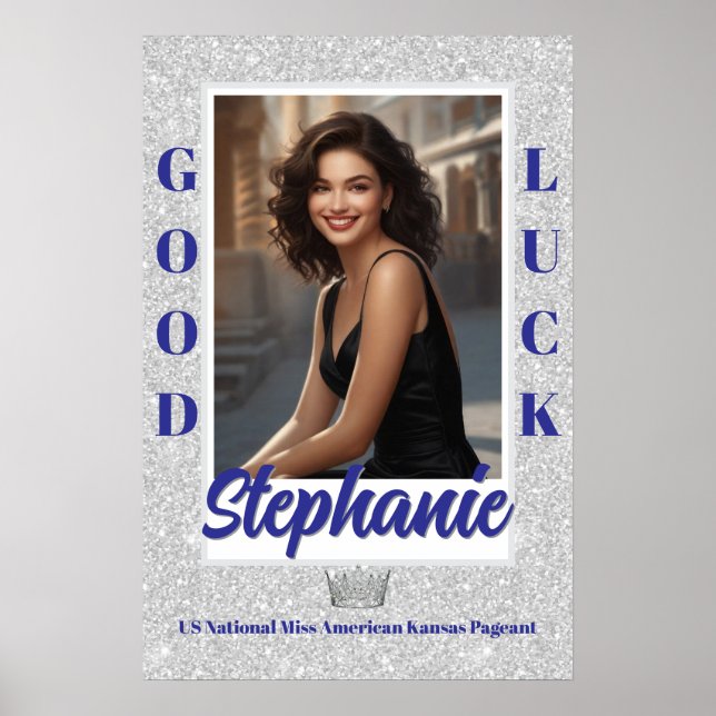 Custom Pageant Door Banner Poster (Frente)