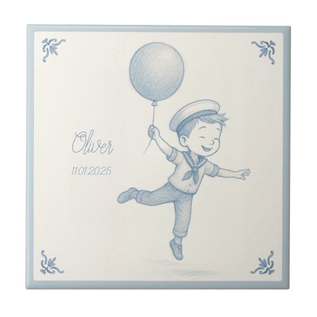 Custom personalized baby boy name  (Frente)