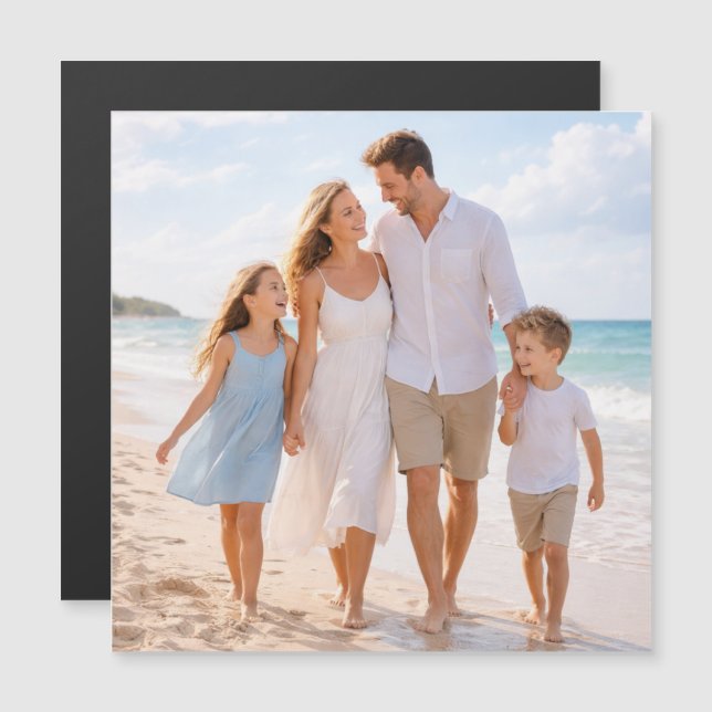 Custom Personalized Family Photo (Frente/Verso)