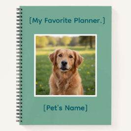 Custom Pet Photo Notebook | Personalized Planner