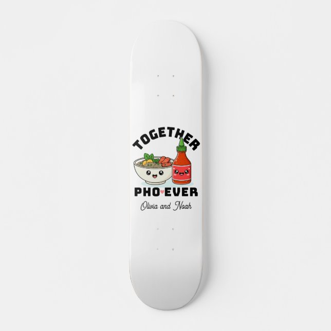 Custom Pho Pun Skateboard Gift (Frente)