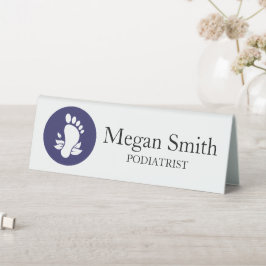 Custom Podiatrist Foot Care Clinic Name Title