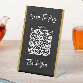 Custom QR Code Text Scan to Pay Business